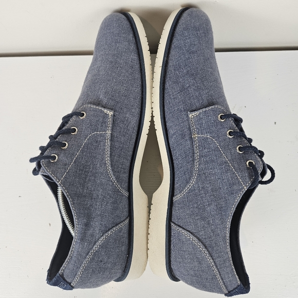 Timberland Men`s Woodhull Denim Canvas Oxford Dress Casual Shoe Sz 12 - Picture 12 of 14